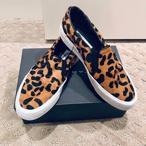 Cheetah Print Slip On Sneakers